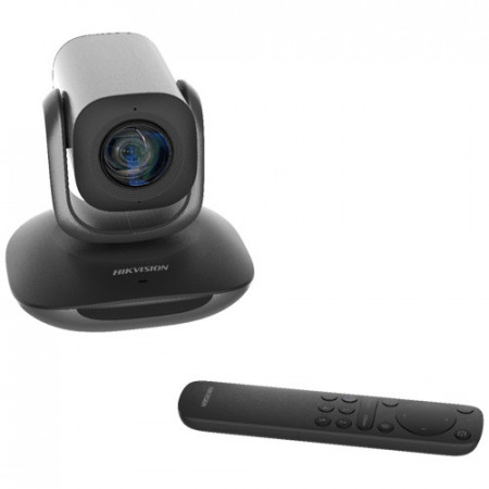 Camera web PTZ HikVision Motorizata 2MP DS-U102, Lentila varifocala 3.1-15.5mm, Auto Focus, Tehnologie 120dB True WDR, Microfon incorporat, Telecomanda inclusa, Rezolutie Full HD 1080p, Conexiune USB Plug and Play - Img 4