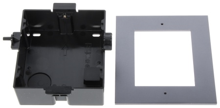 Carcasa interfon montaj ingropat HikVision DS-KD-ACF1/S, rama modulara pentru 1 modul, material otel inoxidabil de inalta calitate, include doza incastrabila, suruburi capac si accesorii necesare instalarii - Img 6