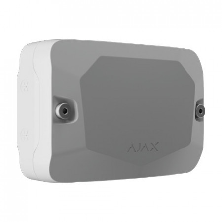 Carcasa protectie Ajax Case A (106) 106x168x56mm pentru module Fibra, include placa tamper anti-sabotaj, nivela cu bula incorporata, montaj facil cu cleme plastic, compatibila LineSplit, LineProtect si MultiRelay, culoare alb - Img 2