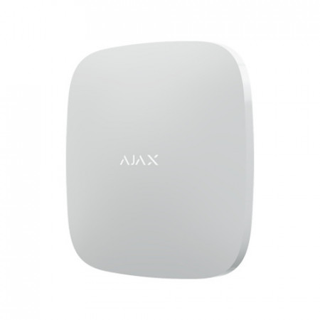 Centrala alarma wireless Ajax Hub 2 (2G) Jeweller, suporta 100 dispozitive, 50 utilizatori, 32 scenarii automatizare, fotoverificare alarme, dual SIM, raza 2000m, autonomie 16h, culoare alb - Img 2
