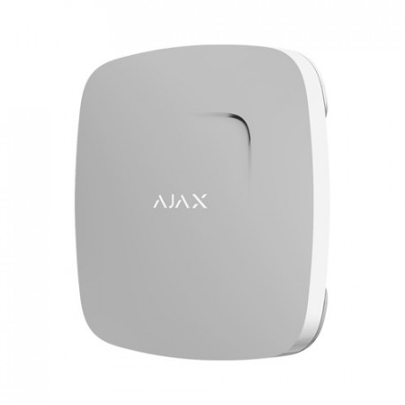 Detector wireless de fum, temperatura si monoxid de carbon (CO) Ajax FireProtect Plus Jeweller, sirena 85dB integrata, autonomie 4 ani, distanta 1300m, interconectabil, protectie anti-sabotaj, alb - Img 2