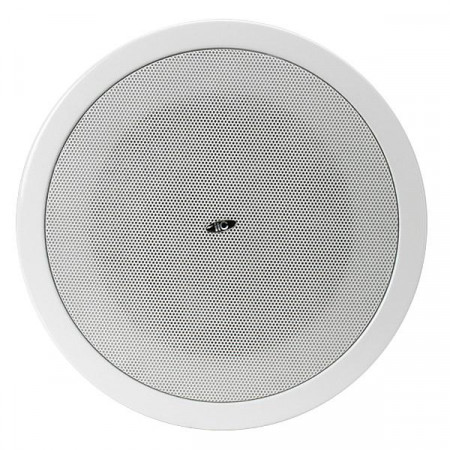 Difuzor incastrabil (Ceiling Speaker) ITC T-106, pentru sisteme de Public Address (PA), 6" Speaker, trepte 3W-6W-9W, Max. SPL (Rated W/1M) 106dB, line input 70v/100v, frequency response 110-16KHz, cutout 220mm, carcasa si grila de metal, culoare alba,