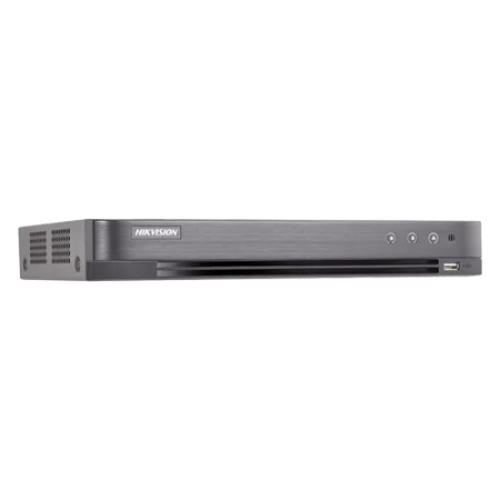 DVR 4 canale Hikvision iDS-7204HUHI-M1/S, AcuSense (filtrare om/vehicul), 5MP @12fps, 8MP Lite, compresie H.265 Pro+, Penta-brid (TVI/AHD/CVI/CVBS/IP), suporta 8 camere IP, 1 HDD max 10TB - Img 4