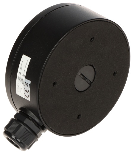 Junction Box Hikvision DS‑1280ZJ‑S(Black), din aliaj de aluminiu, culoare neagra, proiectat pentru montaj sigur si organizat al camerelor de supraveghere, design robust pentru aplicatii exterioare si interioare - Img 4