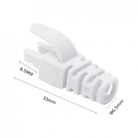 Manson protectie mufa RJ45 alb (100Buc) RJ45-CAP-WH