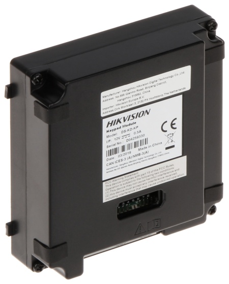 Modul interfonie tastatura HikVision DS-KD-KP/S, deschidere usa cod PIN, apelare post interior, protectie IP65 si IK07, iluminare fundal, material otel inoxidabil de inalta calitate, design modular, usor de extins - Img 5