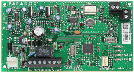 Modul repetor wireless Paradox Magellan RPT1, emitator-receptor 433/868 MHz, extinde aria de acoperire radio, include cutie metalica AWO000EI, 1 iesire PGM releu 5A, 1 intrare zona, afisare putere semnal, 16V AC - Img 3