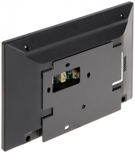Monitor videointerfon IP HikVision DS-KH6320-WTE1, ecran Touch 7 inch, Wi-Fi, rezolutie 1024x600, 8 intrari alarma, slot card SD, alimentare PoE/12V, control lift, vizualizare camere IP, compatibil Hik-Connect - Img 3