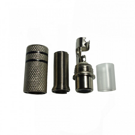 Mufa RCA mama metalica Mekpro MK044-RCAMN, constructie robusta din metal pentru conexiuni audio si video, culoare neagra, durabilitate ridicata, montaj facil pe cablu, contacte sigure pentru transfer de semnal fara pierderi - Img 2