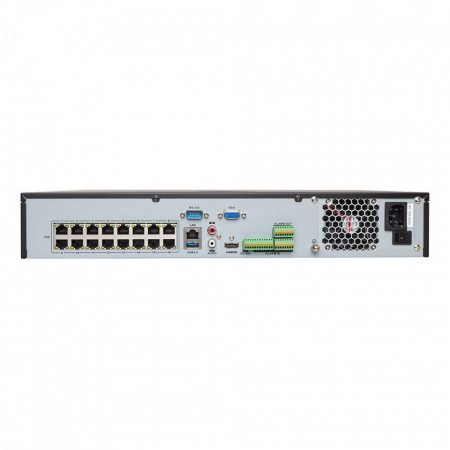 NVR Hikvision Pro Series DS-7732NI-I4/16P, 32 canale IP, rezolutie 4K, 16 porturi PoE Plug &amp; Play, suporta 4 HDD-uri, 2 iesiri HDMI independente, functii inteligente ANPR si People Counting, ideal pentru securitate complexa - Img 2