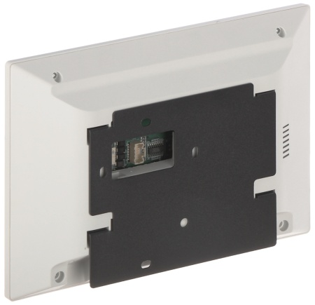 Post interior interfonie IP 2-wire HikVision DS-KH6320-WTE2-W, ecran tactil capacitiv 7 inch, Wi-Fi, suport card TF 32GB, 8 intrari alarma, deblocare de la distanta prin aplicatie, vizualizare camere live - Img 2