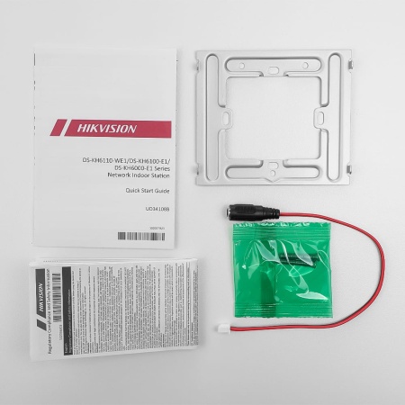 Post interior videointerfon IP Hikvision DS-KH6110-WE1, ecran tactil color 4.3 inch, Wi-Fi integrat, alimentare PoE, control prin aplicatia Hik-Connect, vizualizare live camere si post exterior, 4 butoane tactile configurabile, microfon si difuzor - Img 6