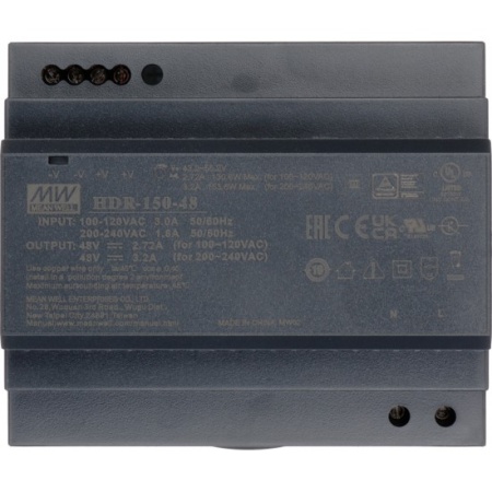 Sursa de alimentare Hikvision DS-KAW150-4N, 150W, 48V DC, protectie la scurtcircuit si suprasarcina, racire naturala, indicator LED, condensatori electrolitici de lunga durata, rezistenta la socuri de tensiune, metal - Img 4