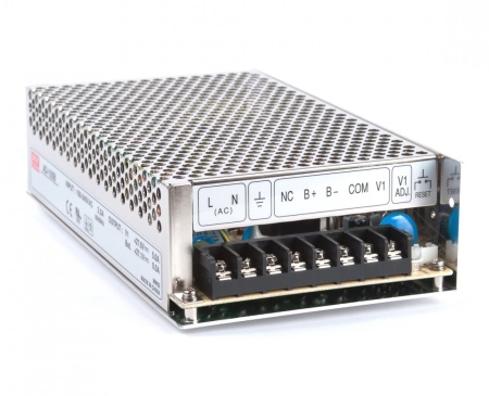 Sursa de alimentare in comutatie Mean Well AD-155A cu functie UPS, iesire 13.8V, curent 10.5A, putere 151W, incarcare acumulator, protectie la suprasarcina si scurtcircuit, ideala pentru sisteme de securitate si backup - Img 6