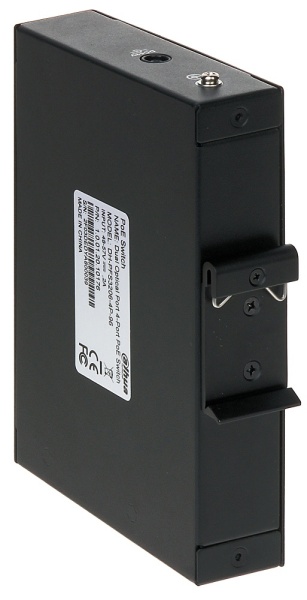 Switch industrial PoE Dahua 4 porturi DH-PFS3206-4P-96, Layer 2 unmanaged, suporta standarde IEEE802.3af/at si Hi-PoE, capacitate MAC 8K, cascada prin port SFP, design industrial pentru temperaturi extreme, putere totala 96W - Img 4
