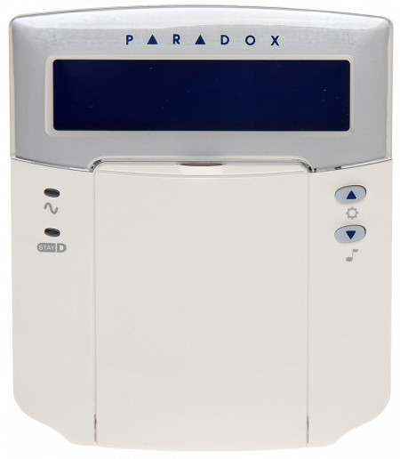 Tastatura LCD Paradox K32LCD, 32 caractere si 32 zone, 2 partitii, functie StayD, compatibila Spectra SP si Magellan, 1 intrare zona, etichete programabile, afisare alarme real-time, certificare Grad 2 - Img 2