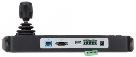 Tastatura retea HikVision DS-1200KI, joystick 4 axe, ecran LCD 128 x 64 pixeli, control PTZ, suporta camere IP, NVR si DVR, interfata USB 2.0 si RS-485, alimentare 12VDC, operare intuitiva si butoane programabile - Img 2