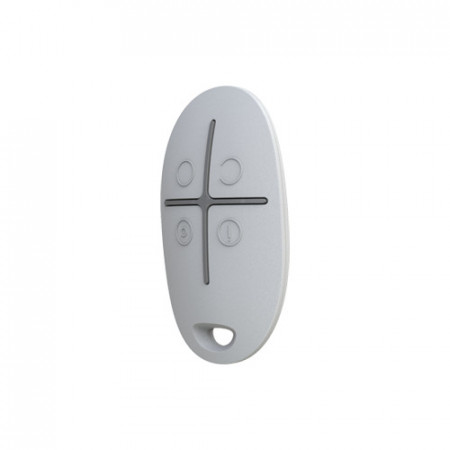Telecomanda wireless Ajax SpaceControl Jeweller, 4 butoane, buton panica, armare/dezarmare/mod noapte, protectie la apasare accidentala, distanta 1300m, criptare dinamica, baterie CR2032 inclusa, autonomie pana la 5 ani - Img 3