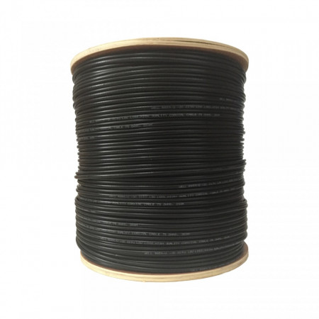 Cablu coaxial Well din cupru cu alimentare RG59/2C-CU/CCA-305-WL