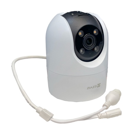 Camera supraveghere exterior EZVIZ 5MP CS-H8C PRO(3K) Ultra HD, functie Pan &amp; Tilt, detectie AI persoane si vehicule, urmarire automata, vedere nocturna color, sirena si flash, audio bidirectional, Wi-Fi, slot card, IP67 - Img 2
