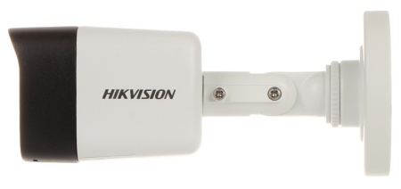 Camera supraveghere HikVision Bullet 5MP DS-2CE16H0T-ITPFS(2.8mm), microfon integrat, audio over coaxial, lentila fixa 2.8mm, infrarosu Smart IR 25m, protectie exterior IP67, semnal 4 in 1 TVI/AHD/CVI/CVBS, tehnologie Digital WDR - Img 2