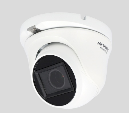 Camera supraveghere Hikvision Dome 5MP HWT-T350-Z, rezolutie 2560x1944, lentila varifocala motorizata 2.7-13.5mm, iluminare IR 40m, semnal selectabil TVI/AHD/CVI/CVBS, protectie IP67, carcasa metalica rezistenta - Img 2