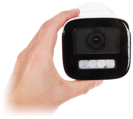 Camera supraveghere IP HikVision bullet 4MP DS-2CD1643G2-LIZU(2.8-12mm), lentila varifocala motorizata, Smart Hybrid Light, WDR 120dB, H.265+, microfon incorporat, IP67, slot card 512GB, detectie om si vehicul - Img 2