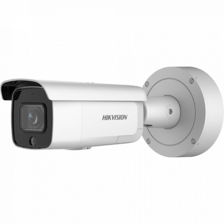Camera supraveghere IP HikVision Bullet 4MP DS-2CD2646G2-IZSU/SL(2.8-12mm), lentila varifocala motorizata, AcuSense, DarkFighter, stroboscop si alarma audio, bidirectional audio, WDR 120dB, H.265+, protectie IP66 si IK10, slot card - Img 2
