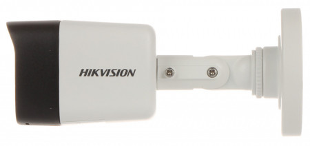 Camera supraveghere IP Hikvision Bullet 5MP DS-2CE16H0T-ITFS(2.8mm), microfon incorporat, Audio over Coaxial, lentila fixa 2.8mm, IR 30m, 4 in 1 (TVI/AHD/CVI/CVBS), protectie IP67, carcasa metalica, tehnologie Smart IR, Digital WDR - Img 3