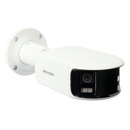 Camera supraveghere IP HikVision Bullet 6MP DS-2CD2T67G2P-LSU/SL(2.8mm), Panoramic 180°, ColorVu, imagini color 24/7, Live Guard, alarma audio-vizuala, AcuSense, WDR 130dB, microfon, IP67, slot card, exterior - Img 4
