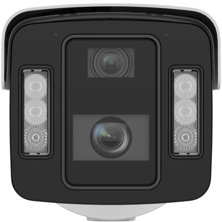 Camera supraveghere IP Hikvision bullet 8MP IDS‑2CD8A86G2‑XZHSY(10-50/4) multi‑sensor, Channel 1 + 4 MP Channel 2, DeepinView, WDR 140 dB, IR + white light 120m/30 m, H.265+/H.265/H.264, microSD, ONVIF, IP67 IK10 profesionist - Img 2