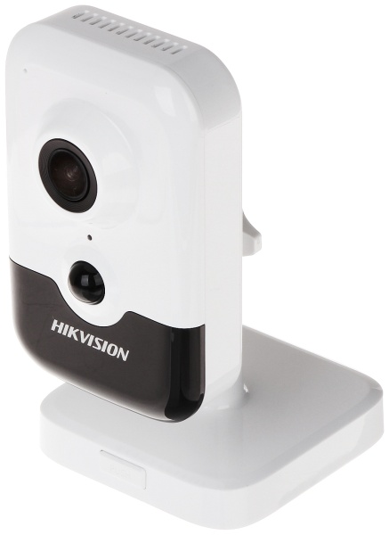 Camera supraveghere IP Hikvision cube 4MP DS‑2CD2441G0‑I(2mm)(C), detectie corp uman PIR, audio bidirectional integrat, H.265+, WDR digital, microSD pana la 512 GB, orientata pentru interior, conectare usoara si securitate in timp real - Img 2