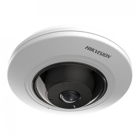 Camera supraveghere IP HikVision Fisheye 5MP DS-2CD2955G0-ISU(1.05mm) vedere panoramica 180°, WDR 120dB, H.265+, intrare/iesire audio si alarma, microfon incorporat, slot card MicroSD, analiza video inteligenta - Img 3