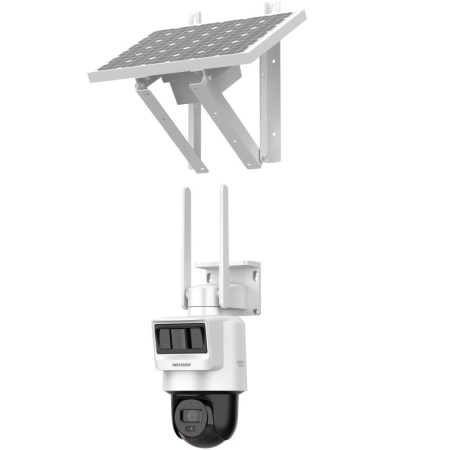 Camera supraveghere IP HikVision turret 2 MP DS-2DE2C200IWG-K/4G/C05S10(2.8mm), 4G LTE, PIR+radar pentru detectie precisa, audio bidirectional cu microfon si difuzor, stocare microSD pana la 512 GB, IP66, reglaj manual radar 0°/10°/20° - Img 2