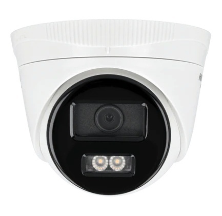 Camera supraveghere IP HikVision turret 4MP HWI-T249HA(2.8mm), HiWatch ColorVu, imagini color 24/7, detectie om/vehicul MD 2.0, H.265+, lumina alba 30m, WDR, protectie IP67, microfon integrat - Img 4
