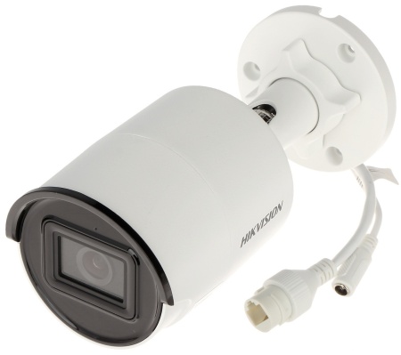 Camera supraveghere IP Mini Bullet 4 MP HikVision DS-2CD2046G2-IU(2.8mm), AcuSense, microfon incorporat, DarkFighter, WDR 120dB, compresie H.265+, protectie IP67, analiza Deep Learning (om/vehicul), slot card SD, protectie exterior - Img 2