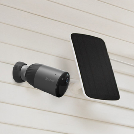 Camera supraveghere IP Wi-Fi Ezviz 4MP CS-BC1C-2k+(MicroUSB)2.8, acumulator 10.400 mAh, rezolutie 2K+, stocare eMMC 32GB inclusa, vedere nocturna color, detectie om AI, audio bidirectional, carcasa metalica, IP66 - Img 5