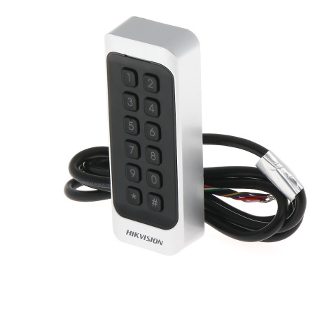 Cititor de carduri si tastatura Hikvision Pro DS-K1107AMK, frecventa 13.56MHz Mifare, procesor 32-bit, protocol RS-485, Wiegand W26/W34, OSDP, protectie antisabotaj, buzzer, functie Watchdog, upgrade online - Img 3