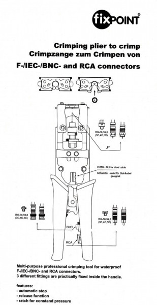 Cleste sertizat fixPOINT TOOL-CRIMP-CP01-FIXP - Img 3