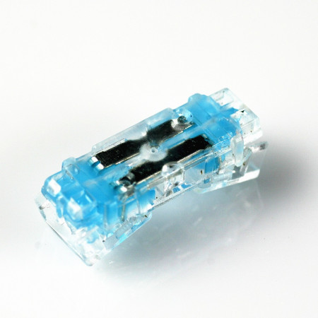 Conector rapid Scotchlok 101E, 4 pini (4 fire), pentru imbinare cablu date/telecomunicatii 0.4-0.9mm, tensiune lucru max. 100V, auto-izolant, protectie la umiditate, montaj fara dezizolare fire - Img 2