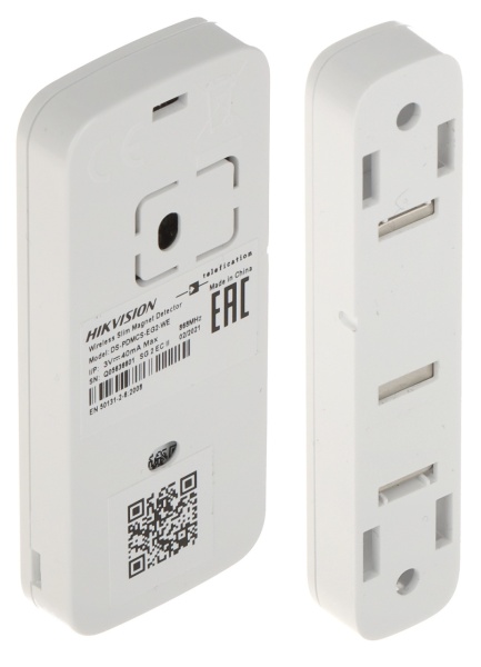 Contact magnetic wireless HikVision DS-PDMCS-EG2-WE, detector Slim deschidere usa/fereastra, design discret, tehnologie Tri-X 868MHz, configurabil din aplicatie, salt de frecventa anti-bruiaj, montaj adeziv, baterie inclusa, AX PRO - Img 5