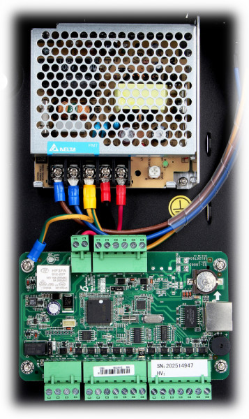 Controller acces HikVision DS-K2801 pentru 1 usa, capacitate 10.000 carduri si 50.000 evenimente, comunicare TCP/IP, interfata Wiegand pentru cititoare, intrari si iesiri de alarma, management securizat control acces - Img 6