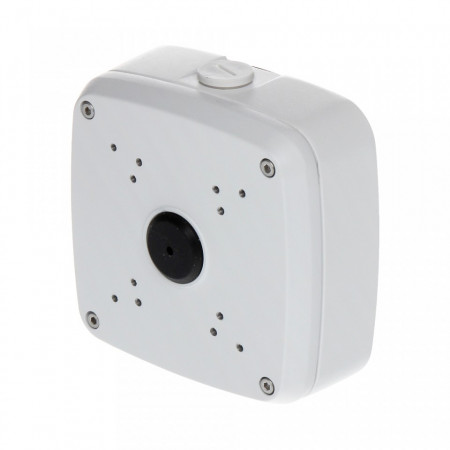 Cutie jonctiuni camera supraveghere Dahua PFA121, material aliaj de aluminiu, protectie IP66 impotriva intemperiilor, sarcina maxima 3kg, dimensiuni 134x133.9x56mm, rezistenta la temperaturi extreme, montaj sigur si estetic - Img 2