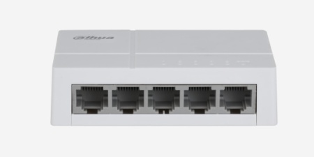 Dahua 5-Port Unmanaged Ethernet Switch, 5x100M RJ-45