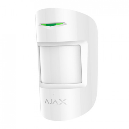 Detector miscare si spargere geam wireless Ajax CombiProtect Jeweller, distanta miscare 12m, distanta geam 9m, imunitate animale 20kg, DualTone, distanta 1200m, autonomie 5 ani, alb - Img 3