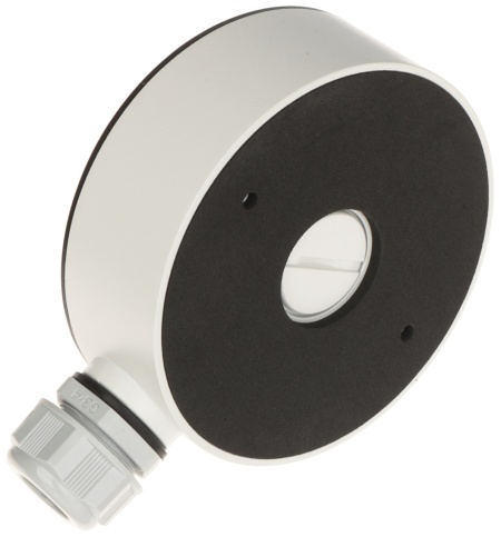 Doza de conexiuni pentru camere de supraveghere HikVision DS-1280ZJ-DM46, material aliaj de aluminiu, culoare alb, montaj pe perete sau tavan, design rezistent la intemperii, gestionare cabluri inclusa - Img 5