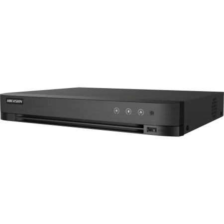 DVR 4 canale Hikvision iDS-7204HQHI-M1/S(C), AcuSense (filtrare om/vehicul), rezolutie 3K/5MP Lite, compresie H.265 Pro+, Penta-brid (TVI/AHD/CVI/CVBS/IP), suporta 6 camere IP, 1 HDD max 10TB - Img 2