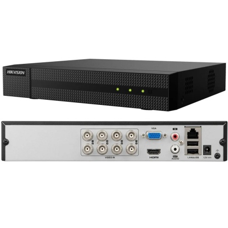 DVR 8 canale HikVision HiWatch HWD-6108MH-G4(C) rezolutie 5MP Lite, tehnologie Pentabrid 5 in 1 (TVI/AHD/CVI/CVBS/IP), compresie H.265 Pro+, iesire HDMI/VGA, suporta 1 HDD, cautare inteligenta Smart Search - Img 3
