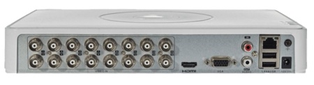 DVR analogic Hikvision DS-7116HQHI-K1, 16 canale 1080p, 1 slot HDD, compresie eficientă H.265 Pro+, 1080p@15fps, intrare adaptiva 5 semnale HDTVI/AHD/CVI/CVBS/IP, suporta panala 24 camere IP, format Mini 1U - Img 3