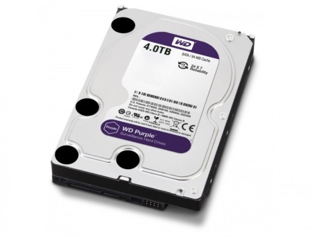 HDD Supraveghere Western Digital Purple 4TB WD43PURZ, 256MB Cache, interfata SATA III, tehnologie AllFrame, suporta pana la 64 camere HD, workload 180TB/an, tehnologie CMR, functionare 24/7, format 3.5 inch - Img 3